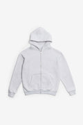 LOGO ZIP HOODIE [GREY]