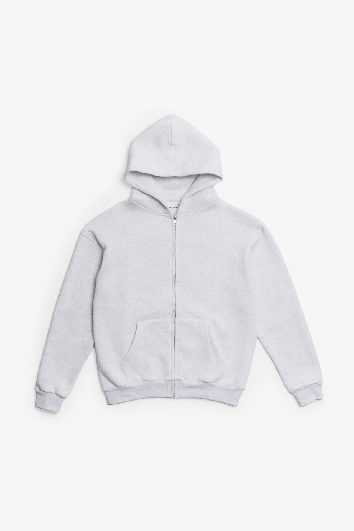 LOGO ZIP HOODIE [GREY]